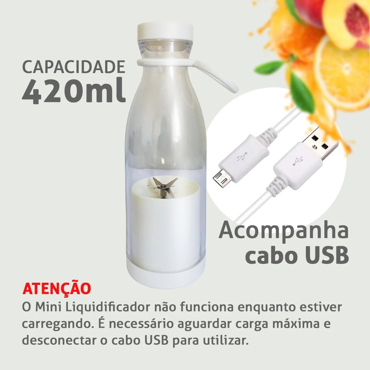 Mini Mixer Elétrico Portatil