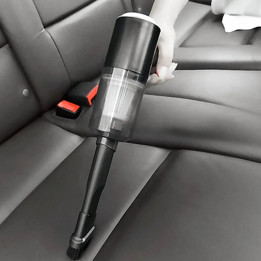 Powerclean Mini Vacuum Cleaner for Home Portable Car Practical Day Use with USB Rechargeable Battery Compact Design