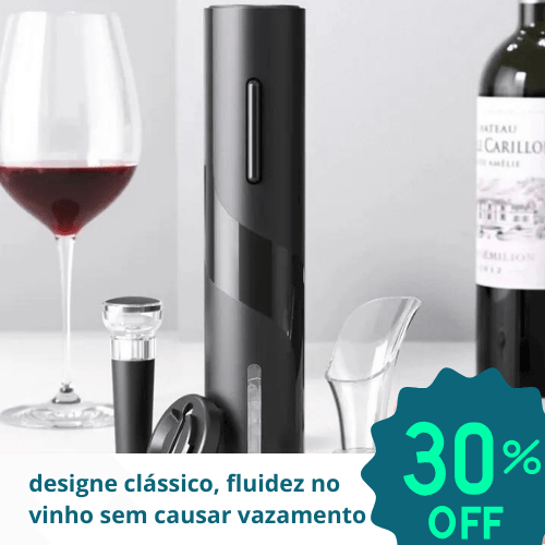 Abridor de vinho elétrico