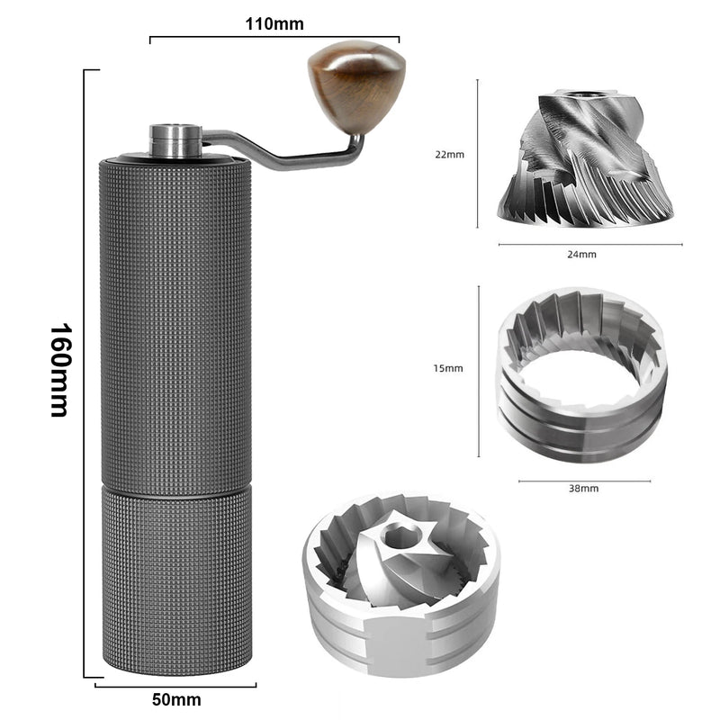 Moedor de Café Manual Portátil - Café Fresco em Qualquer Lugar