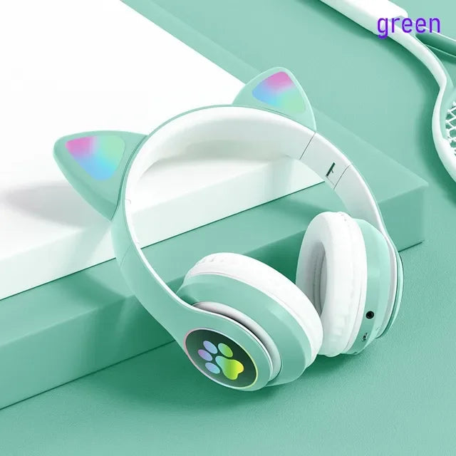 Fone Headphone Orelha Gato